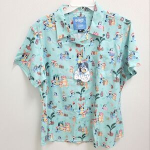 RSVLTS Bluey “Heeler Holiday” Men’s Christmas shirt 2XL NWT